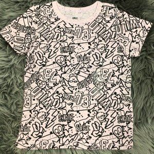Epic Threads| Girl's T-shirt | Pink Graffiti |